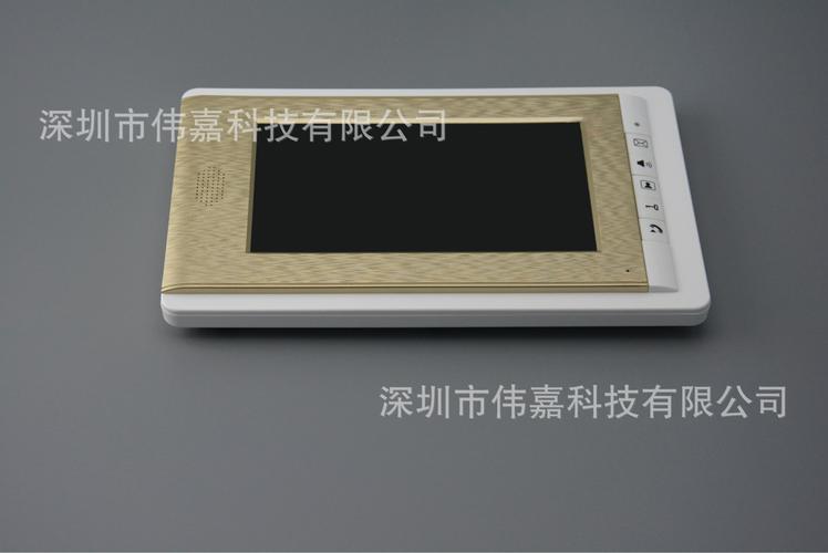 家用别墅型/7寸彩色高清数字可视对讲门铃/红外夜视/刷卡开锁